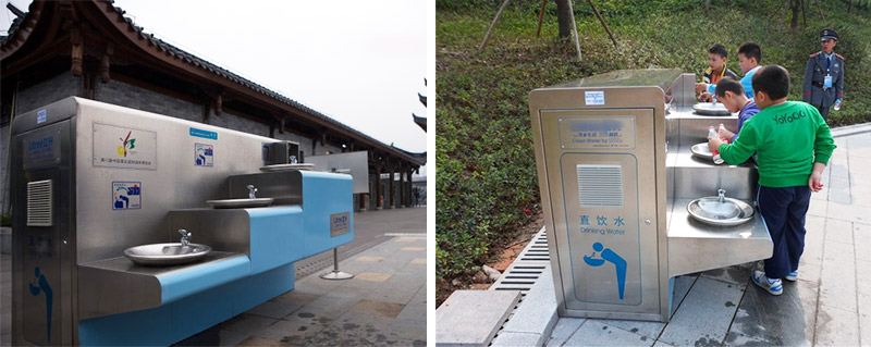 公共场所案例：重庆园博会直饮水